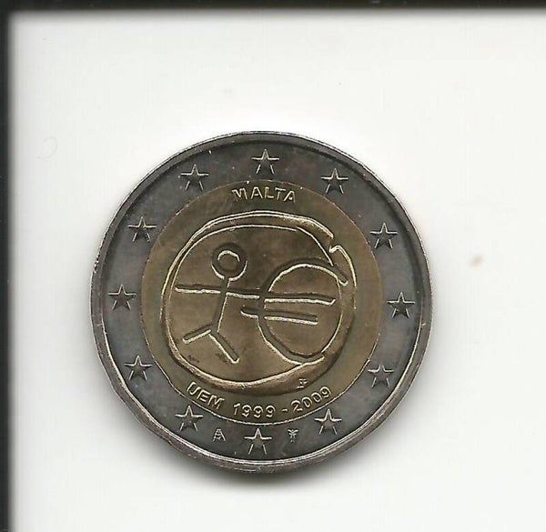 2009 Malta 2€ 10° anniversario dell' unione economica e monetaria