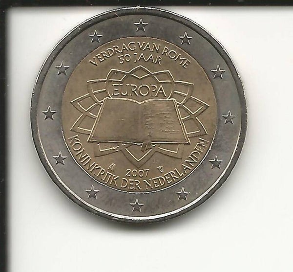 2007 Olanda 2€ 50° Anniversario trattati di Roma