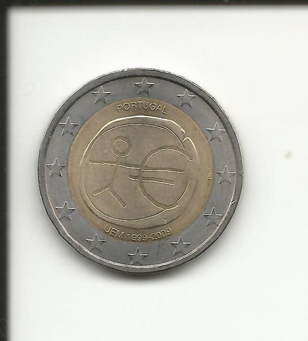 2009 Portogallo 2€ 10° anniversario dell' unione economica e monetaria