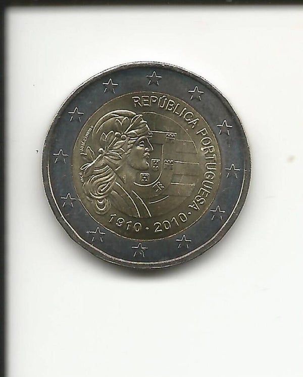 2010 Portogallo 2€ 100° della repubblica