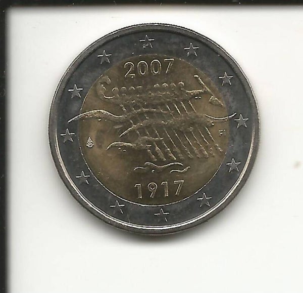 2007 Finlandia 2€ 90° Indipendenza