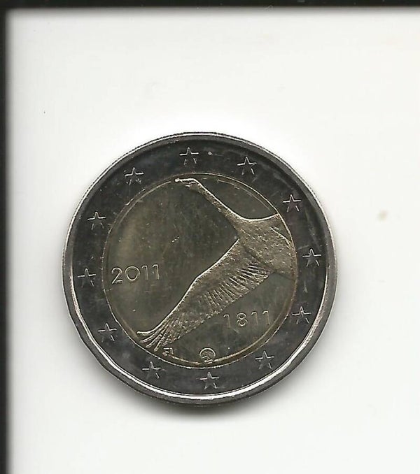 2011 Finlandia 2€ 200° Banca finlandese
