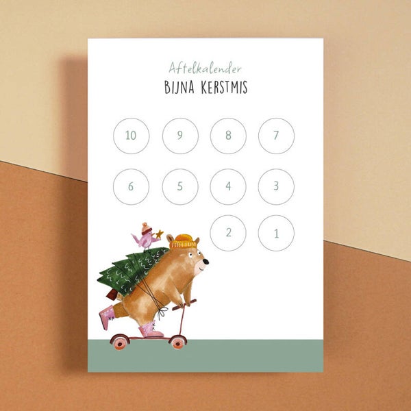 Aftelkalender - bijna kerst