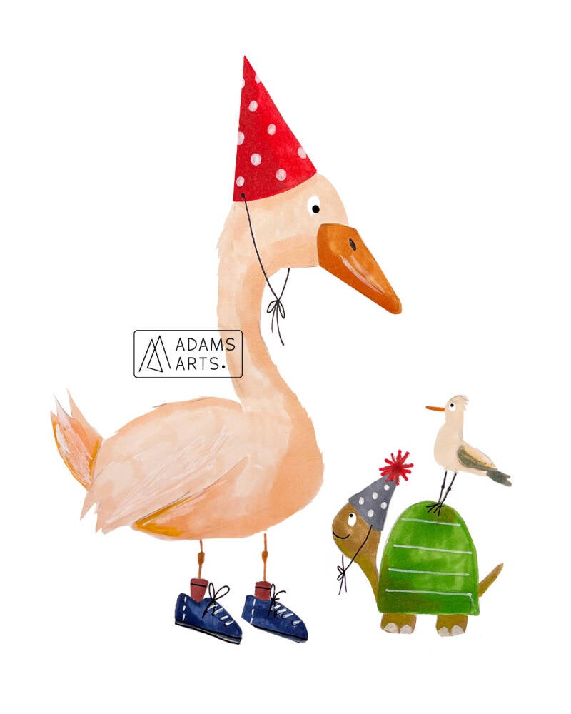 illustratie-op-maat-eend-feesthoed-annelien-adams-arts-standard.jpg