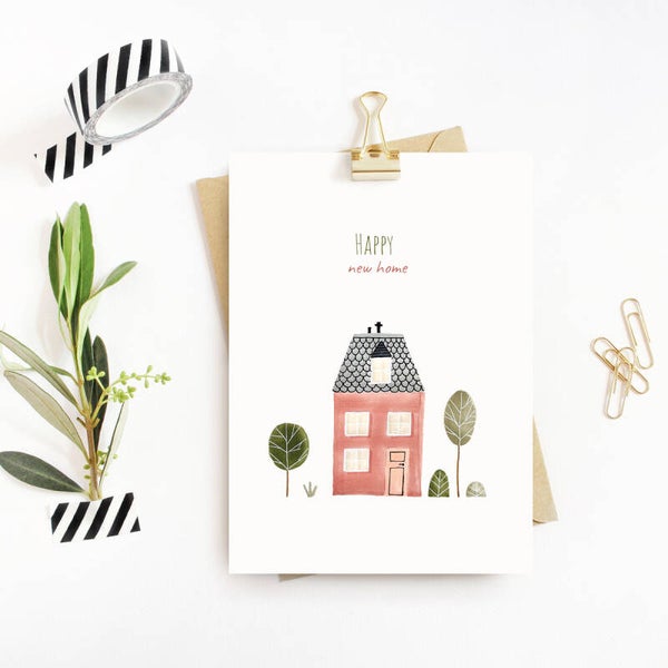 Postkaart // Happy new home