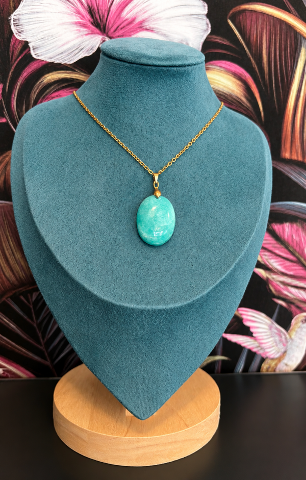 Collier Amazonite – Pierre d’Harmonie et de Vérité