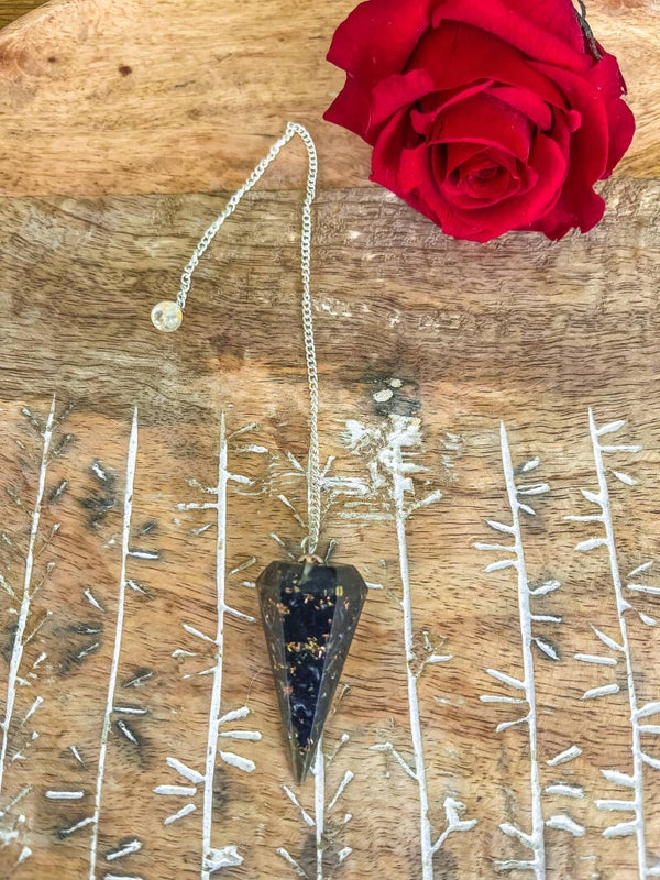 Pendule Tourmaline noir