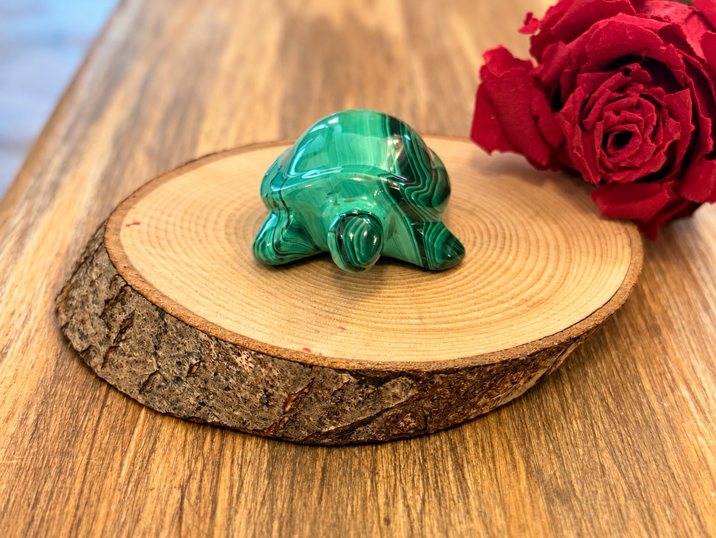Tortue en malachite