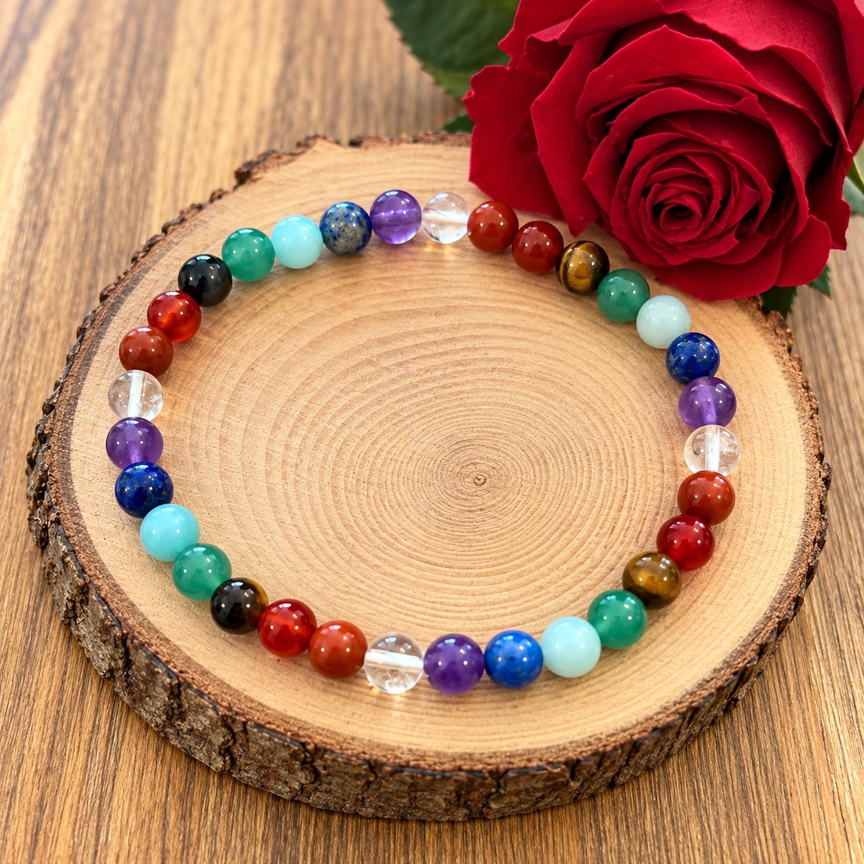 Bracelet 6 mm – Chakras