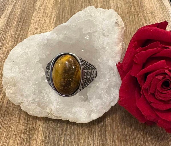 Bague Homme Œil du tigre