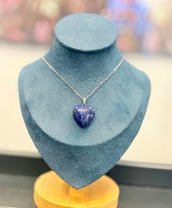 Pendentif Cœur Lapis-lazuli