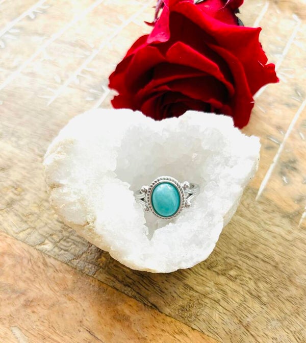 🌸Bague Amazonite