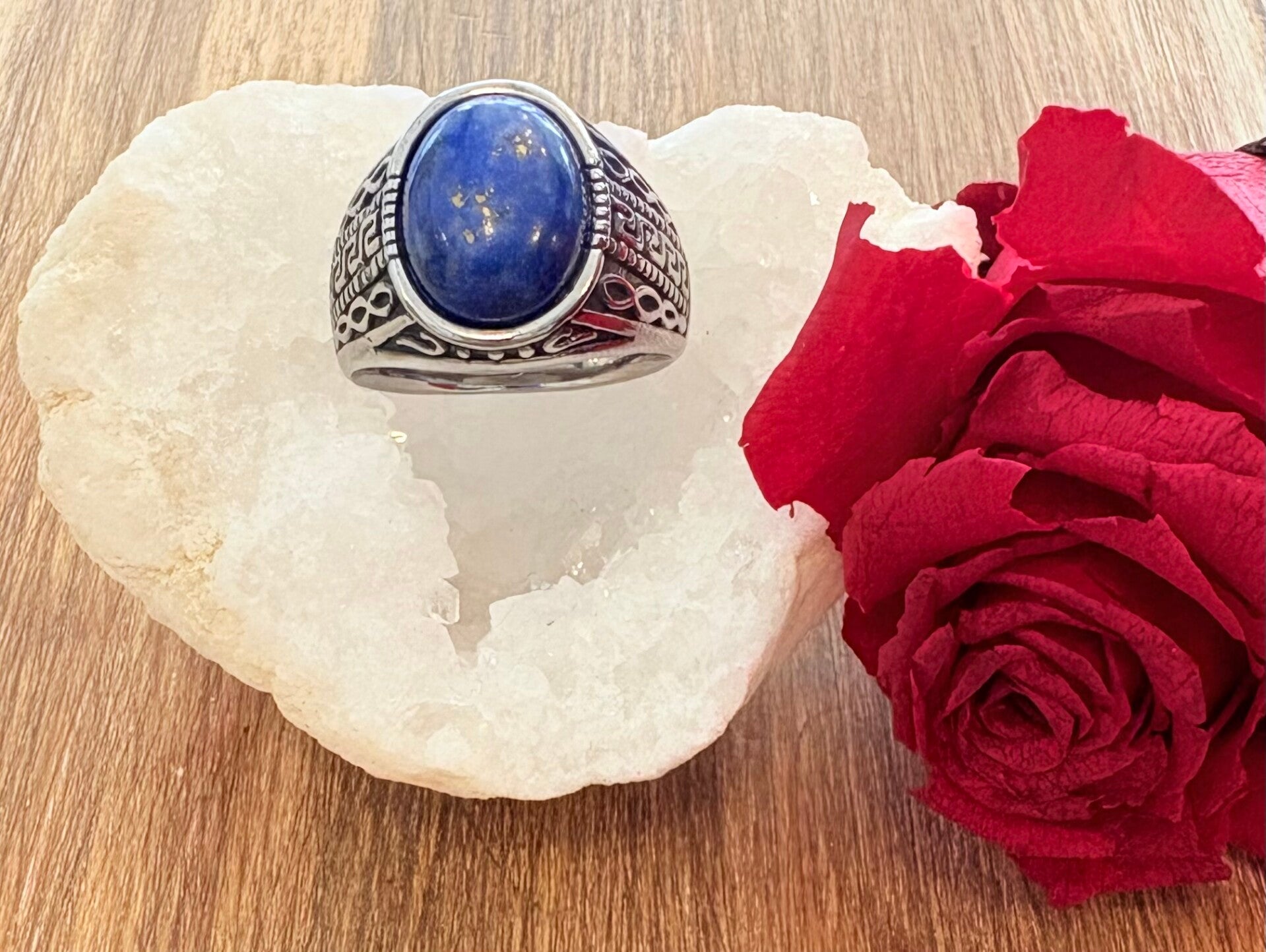 Chevalière en Argent & Lapis Lazuli