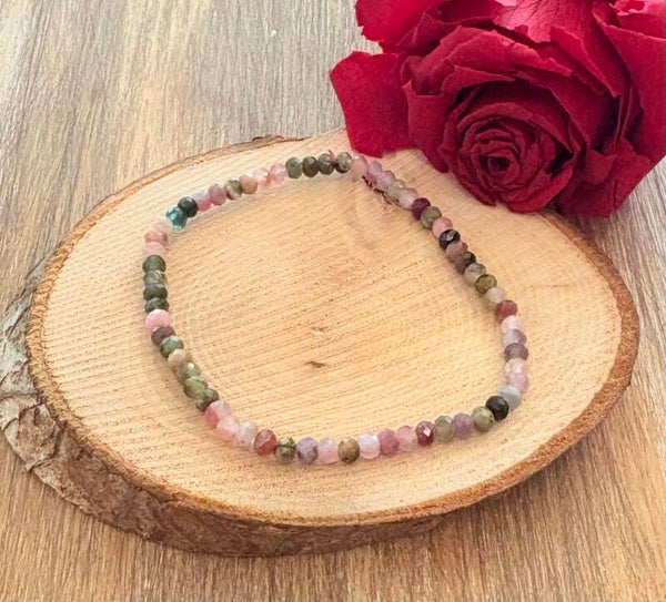 Bracelet Tourmaline Multicolore