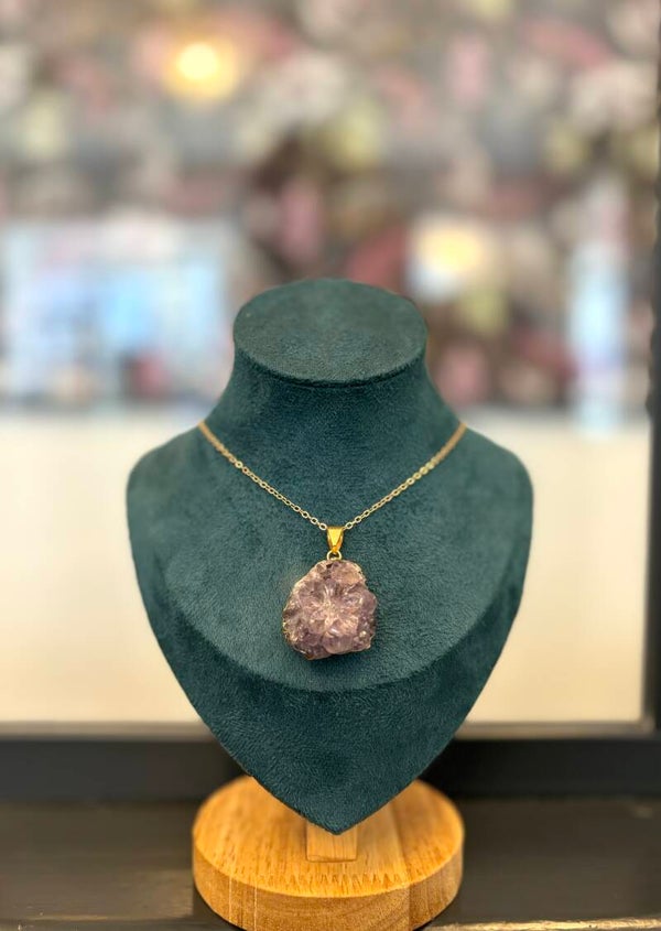 Pendentif brut Améthyste