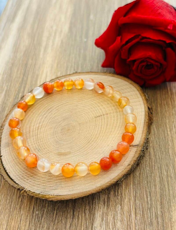 Bracelet boule Cornaline A