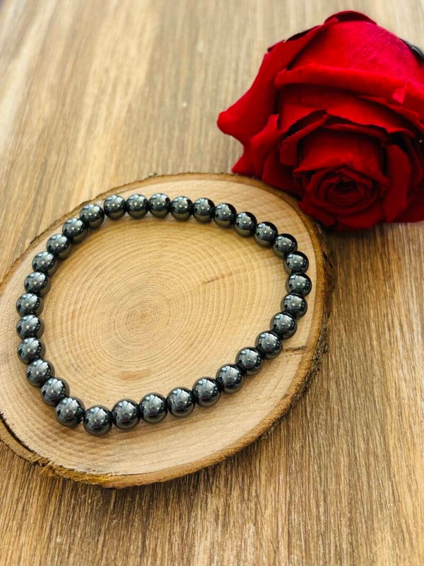 Bracelet boule Hématite