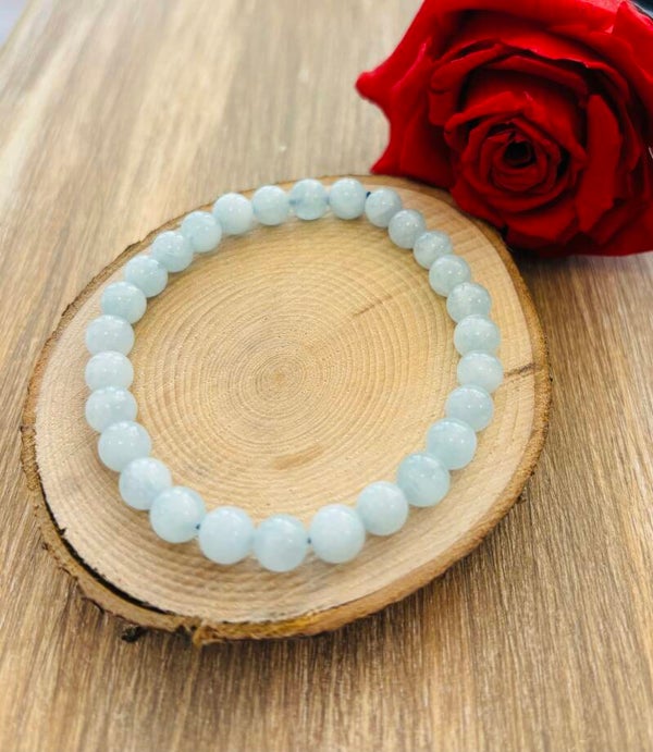 Bracelet Aigue Marine 08mm