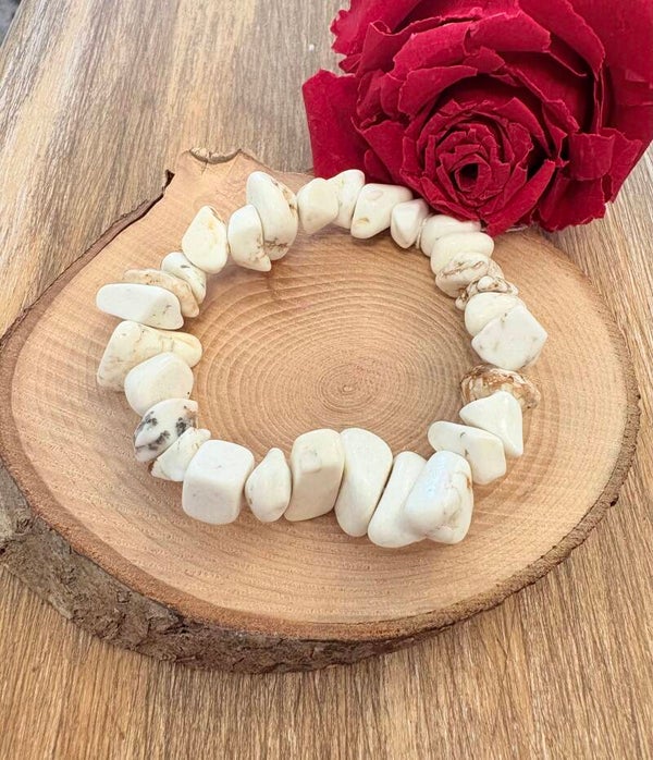 Bracelet Magnésite – Baroque