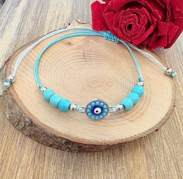 Bracelet Réglable Œil de Nazar