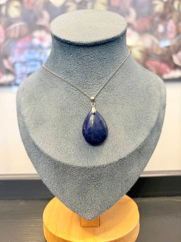 Collier goutte Lapis-Lazuli – Intuition & vérité intérieure