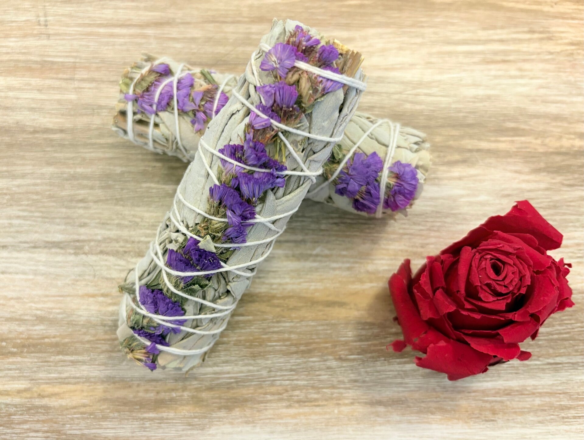 Sauge Blanche & Lavande – Bâton de fumigation