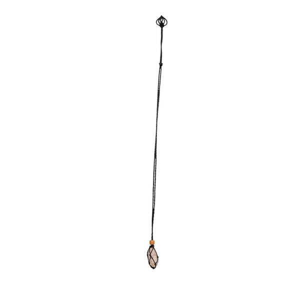 Collier en macramé Poche taille s