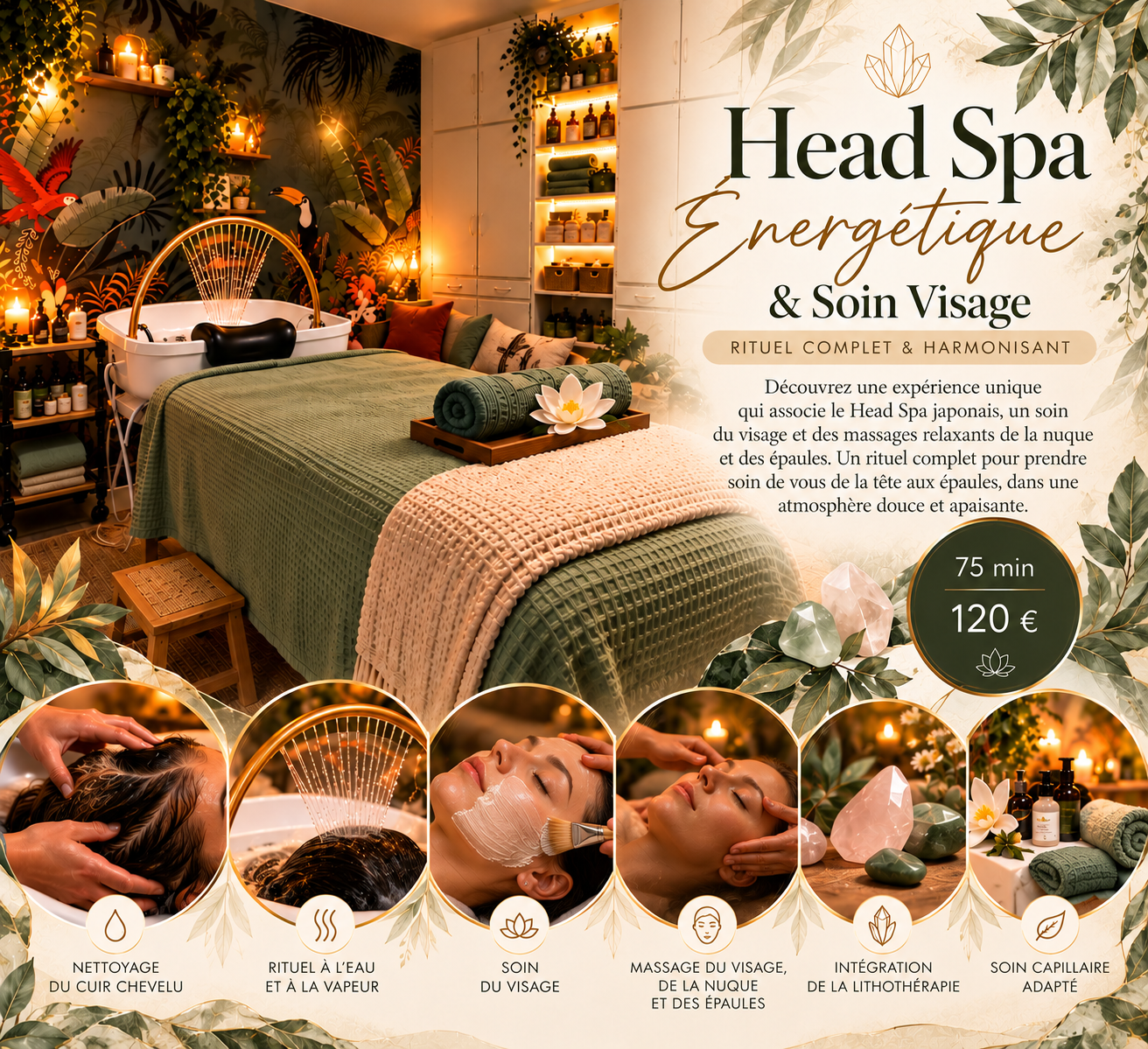 Head Spa Énergétique & Soin Visage