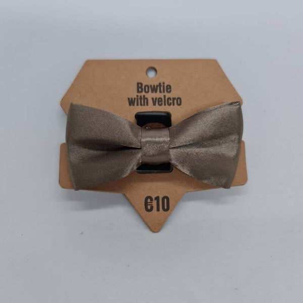 Strikje met velcro kakhi