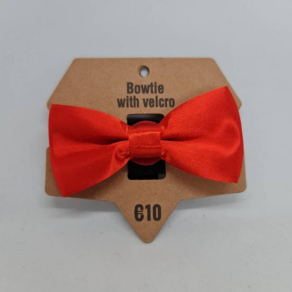 Strikje met velcro rood