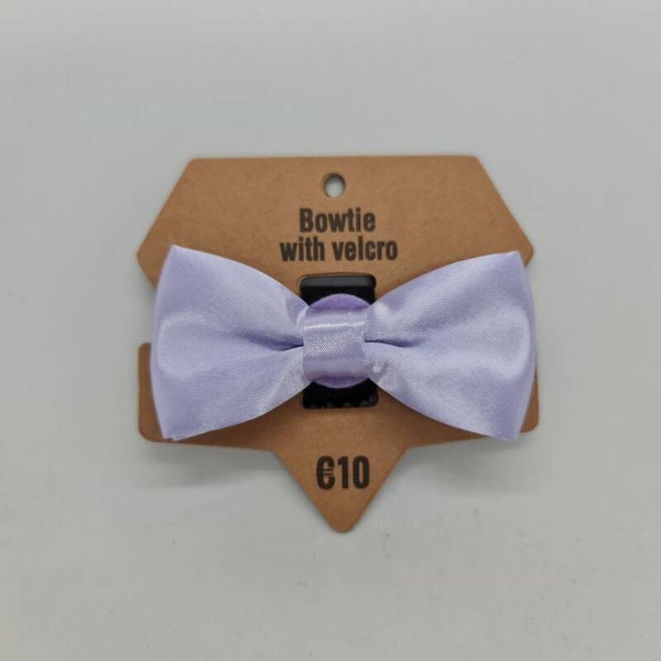 Strikje met velcro lila