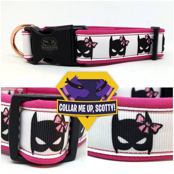 Vleermuis met strikje halsband