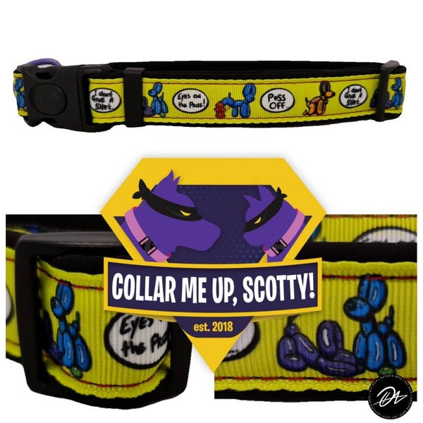 Flashy ballonhonden halsband