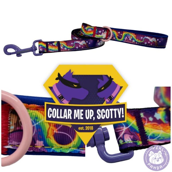 Regenboog draak leiband