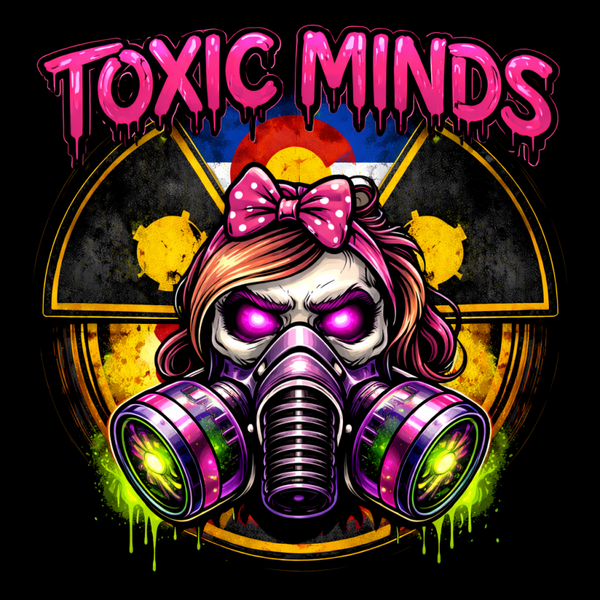 Toxic Minds Lady's Black Fallout T-shirt