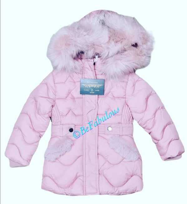 Roze kinder jas 1-6 jaar