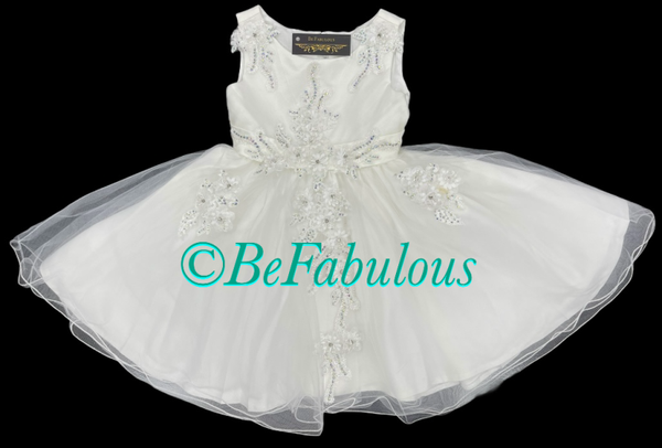 Kinder feestjurk #7 wit