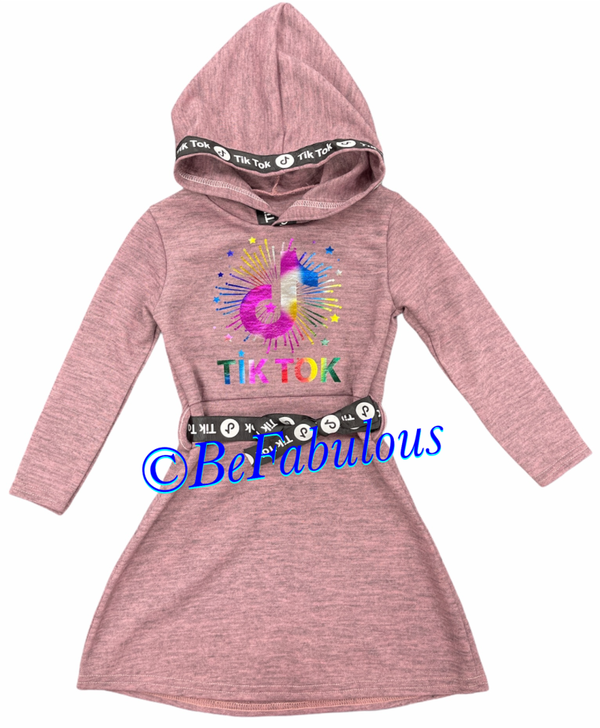 Tik tok jurkje Licht roze