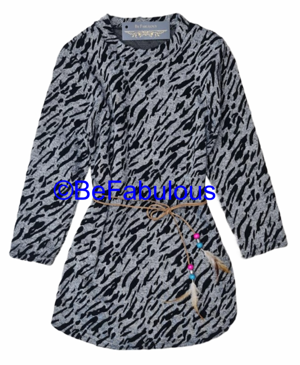 Printed jurkjes Grijs