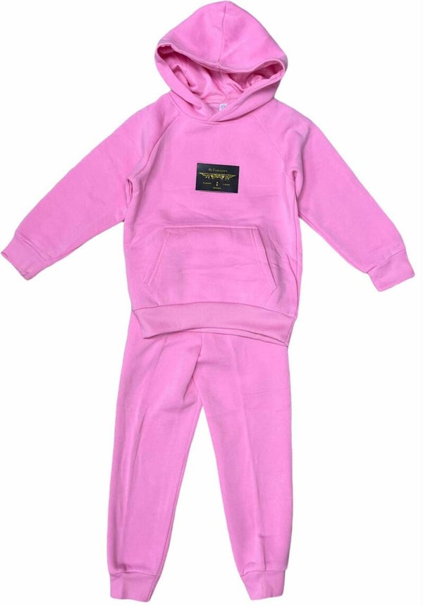 Simpele joggingspak roze