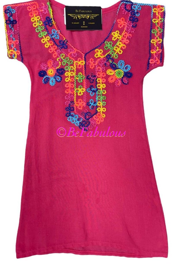 Marokkaanse meisjes huisjurk #2 Roze