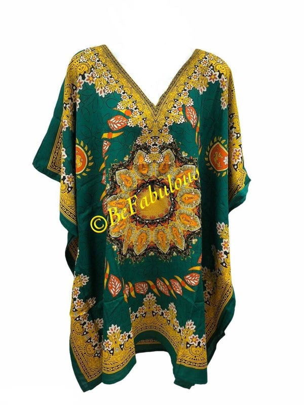 A model kaftan kort #5 Groen