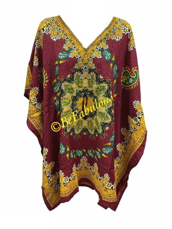 A model kaftan kort #5 Roze