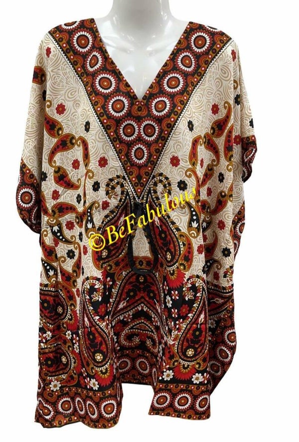 A model kaftan kort #6 Zwart