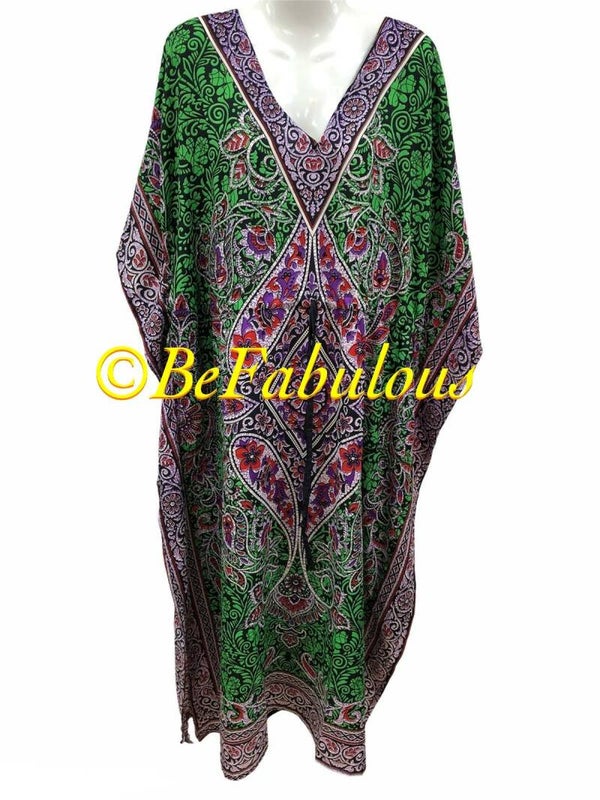 A model kaftan lang #2 Groen