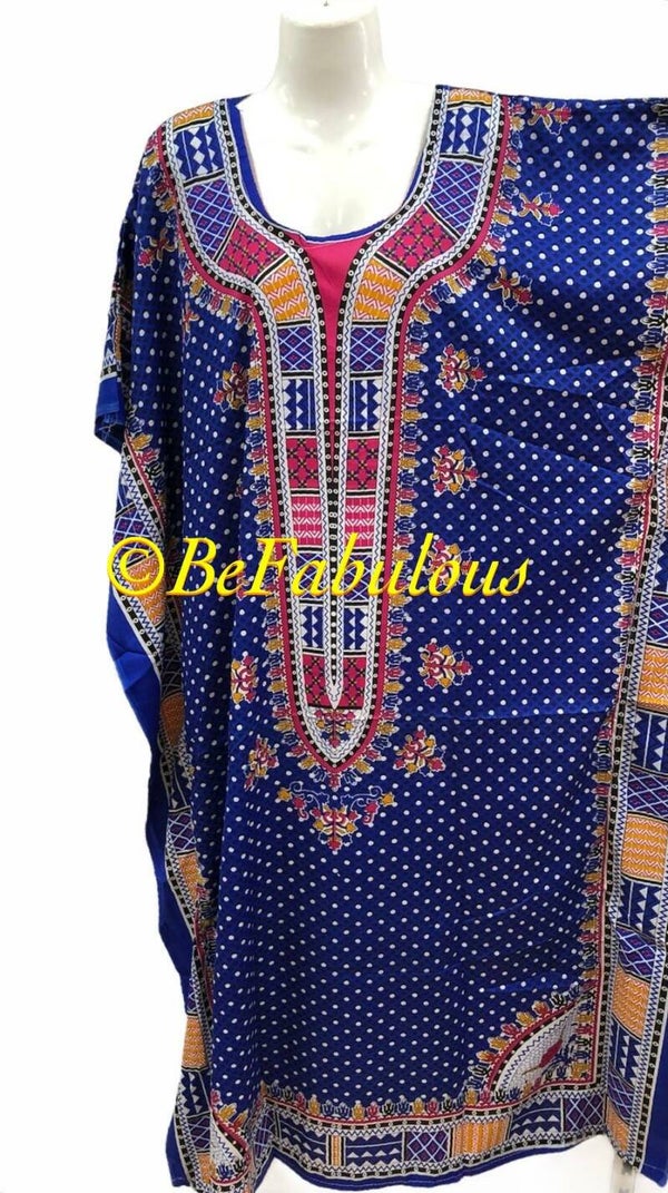 A model kaftan lang #3 Blauw