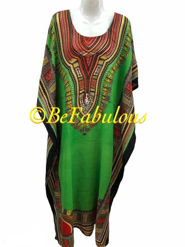 A model kaftan lang #8 Groen