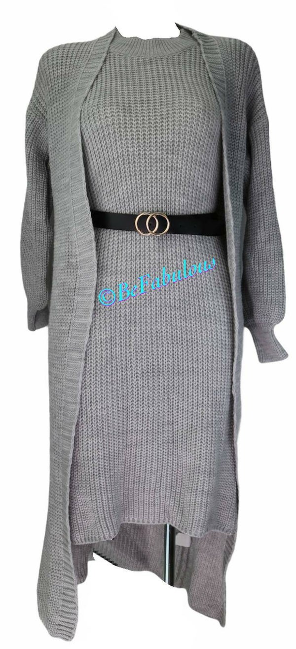 Trui set licht grijs