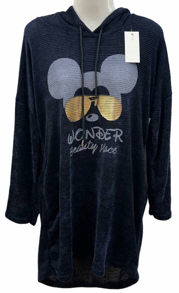 Micky Hoodie Donkerblauw