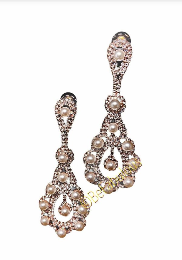 Oorbel #14 Zilver op goud